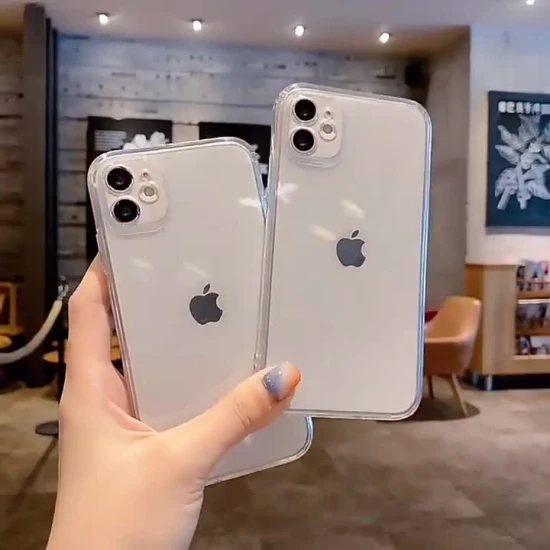 Nuevo transparente al por mayor aplicable para el caso suave del caso TPU del caso protector del iPhone 13 de iPhone11