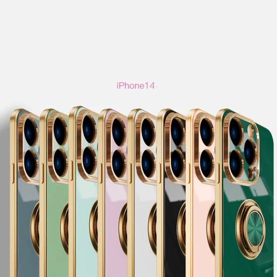 Nueva caja del teléfono celular de la moda de la llegada para el PRO Max del iPhone 13 FAVORABLE 14 con el anillo magnético